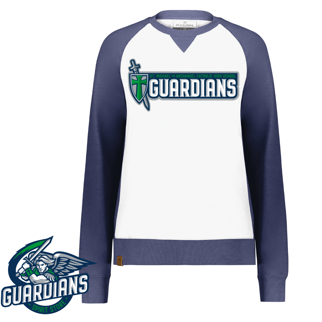 Sword & Shield Guardians - Navy/White Raglan Sweatshirt