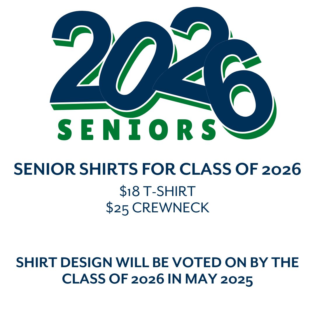 Senior 2026 T-Shirt or Crewneck
