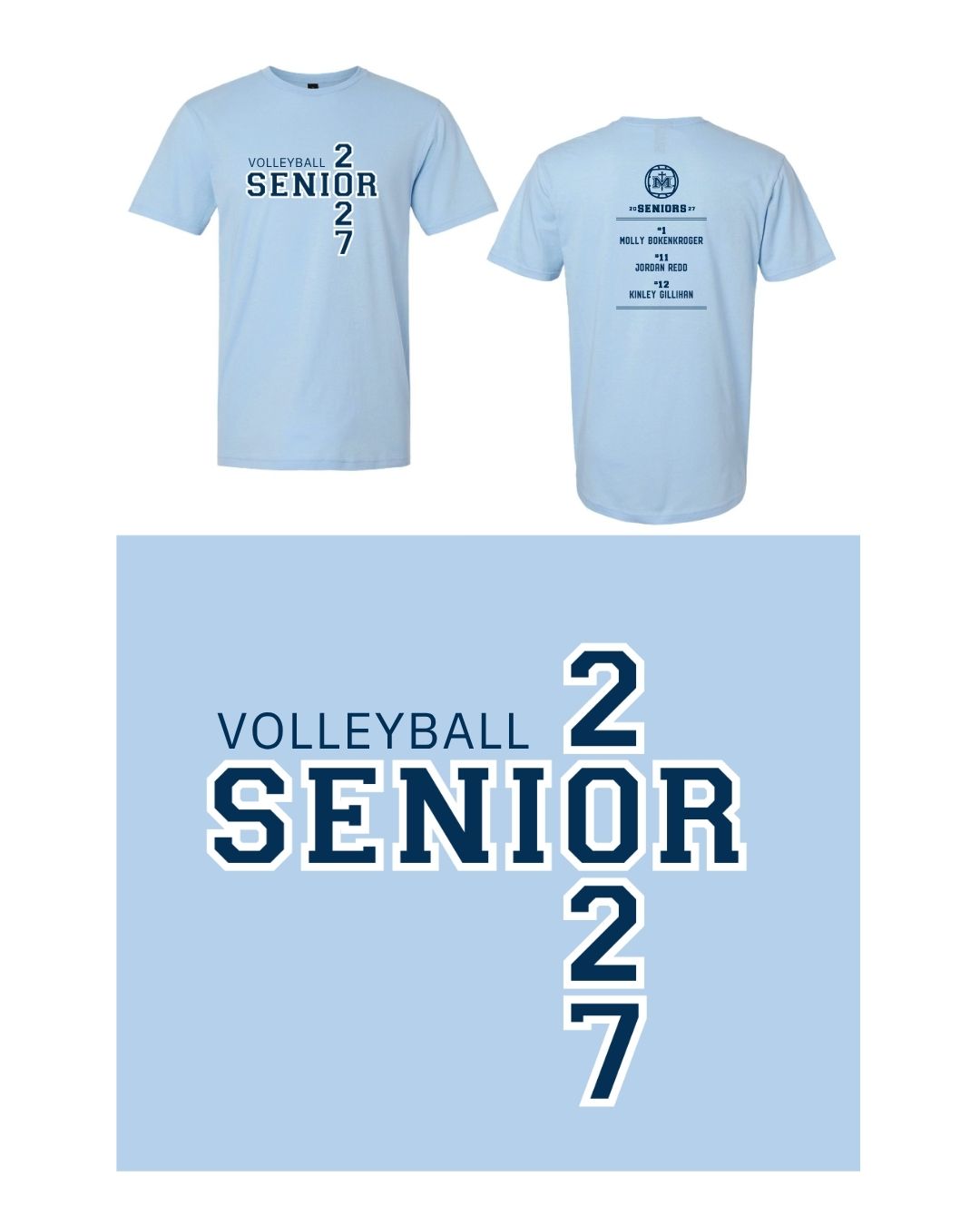 Volleyball Senior Night Shirt
