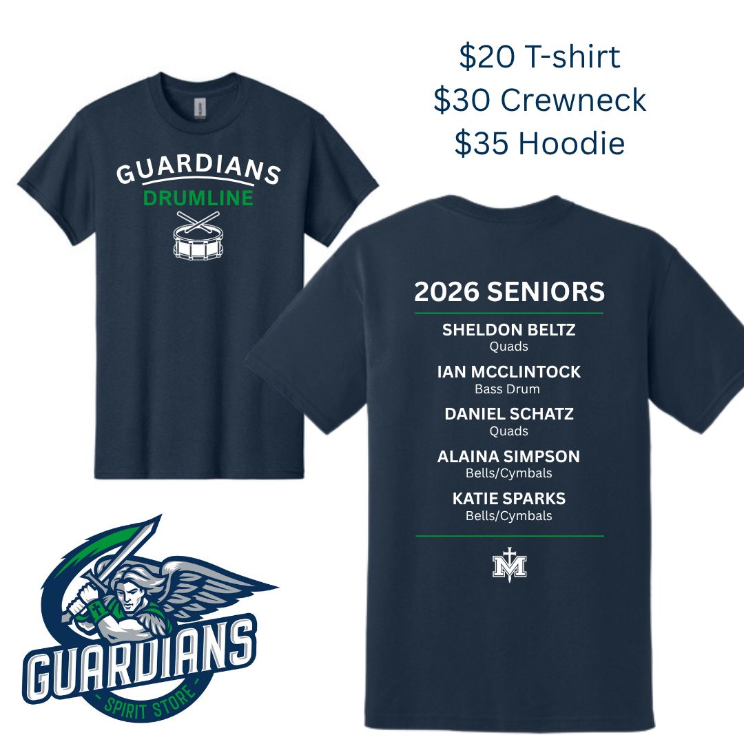 2026 Senior Drumline - order deadline Oct 20