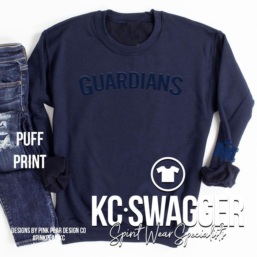 KC Swagger Crewneck Puff & Puff w/Glitter