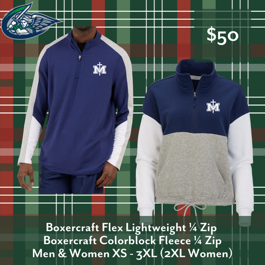 1/4 Zip Colorblock Pullover