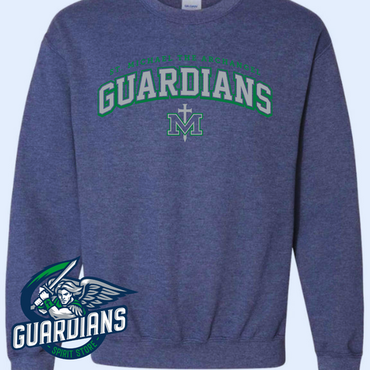 Heather Navy Guardians Crewneck