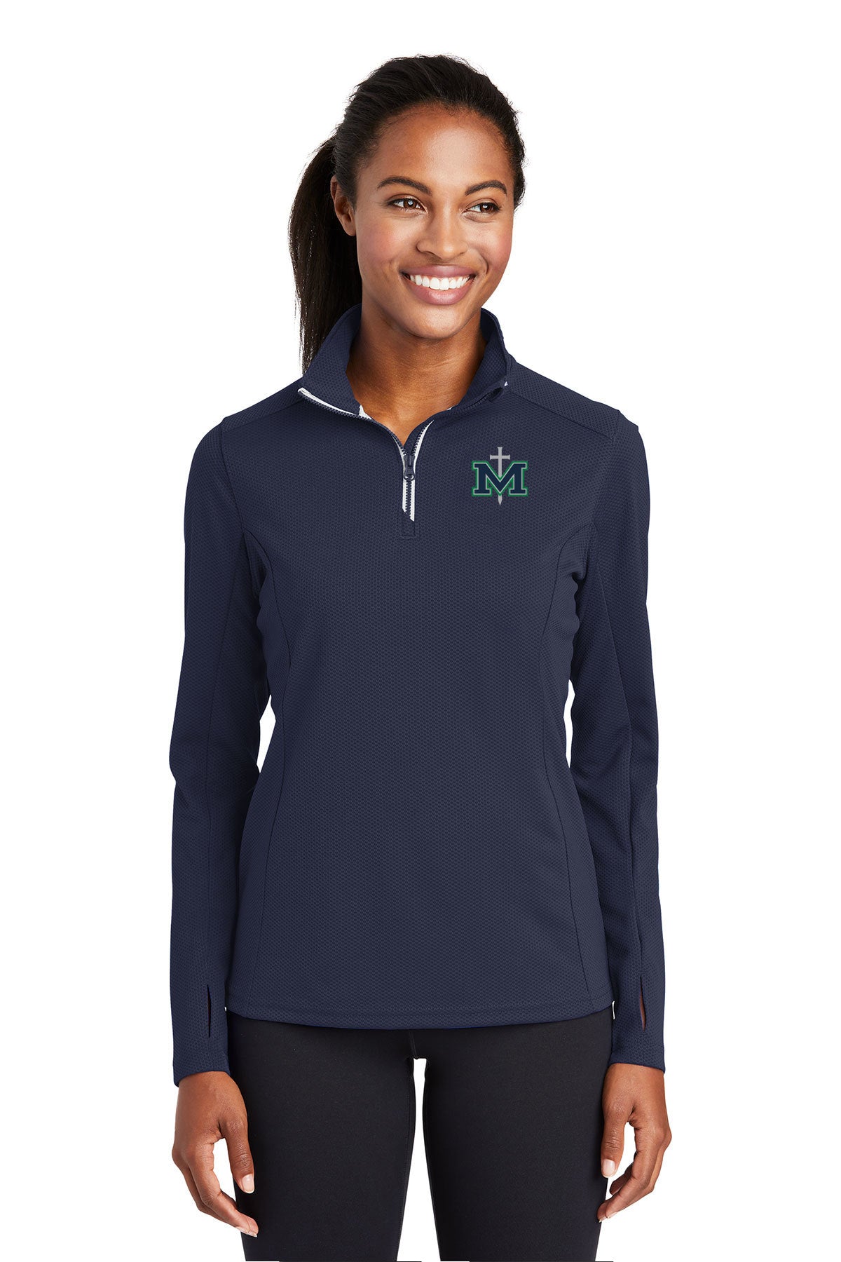 Women's Sport-wick Textured 1/4 Zip