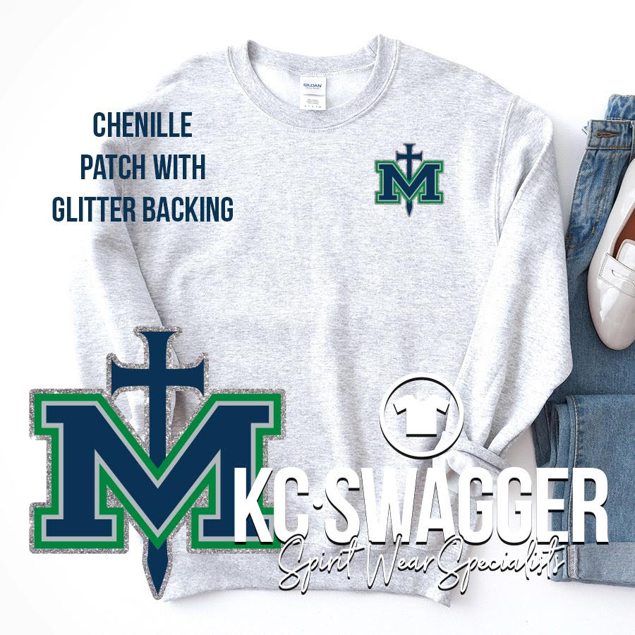 KC Swagger Crewneck w/Chenille Patch