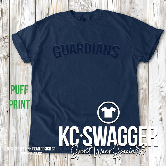 KC Swagger Comfort Colors Crewneck & Tee Puff